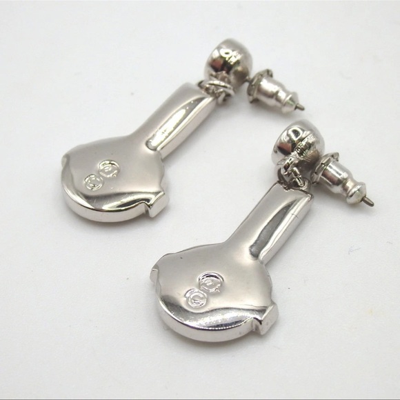 Swarovski Silver and Crystal Drop Earrings - Picture 3 of 8